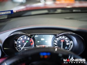 Alfa Romeo Giulia Instrument Cluster Cover - Carbon Fiber - Non-QV Model